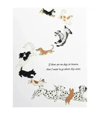 Dog Heaven Sympathy Card