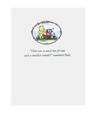 Pooh Bear Baby Card