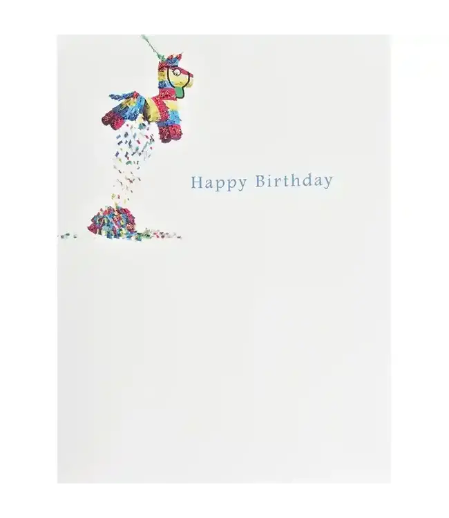 Piñata Birthday Card