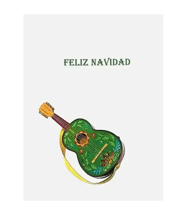 Feliz Navidad Mexican Vihuela Christmas Card