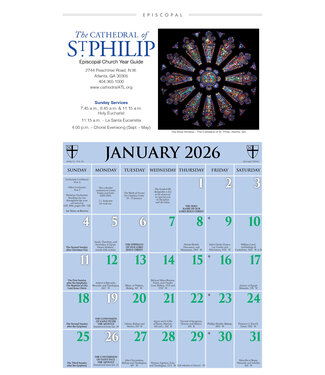 Ashby 2026 Cathedral of St. Philip Calendar