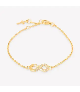 Infinite Hope Bracelet - Gold 7.9"