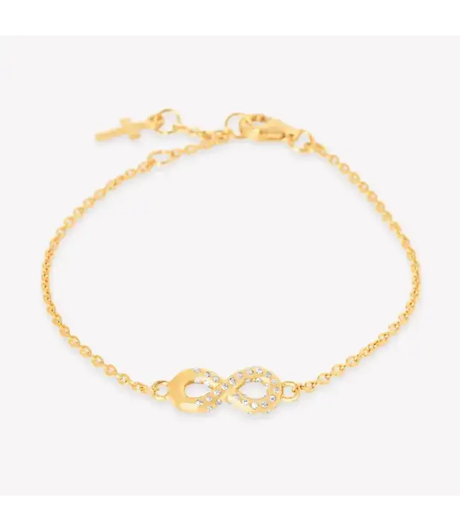 Infinite Hope Bracelet - Gold 7.9"