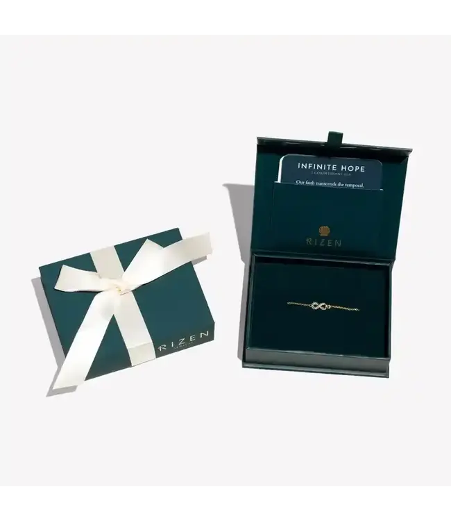 Infinite Hope Bracelet - Gold 7.9"