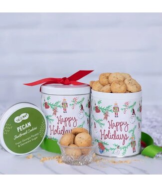 Happy Holidays Tin - Cheddar Cocktail Cookies