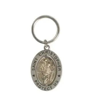 Saint Christopher Key Ring
