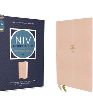 Niv Study Bible Fully Revised Edition Cloth Over Board, Pink