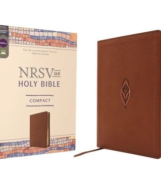 NRSVue Holy Bible Compact Leathersoft Brown Comfort Print