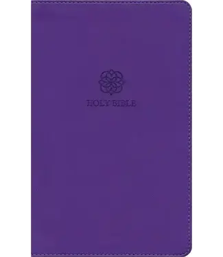NRSVue, Holy Bible with Apocrypha, Compact, Leathersoft, Purple, Comfort Print