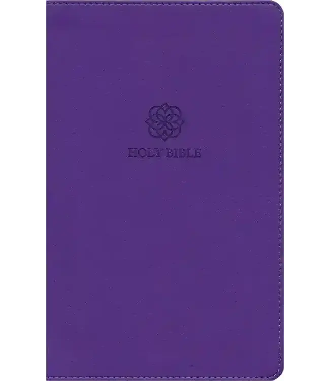 NRSVue, Holy Bible with Apocrypha, Compact, Leathersoft, Purple, Comfort Print