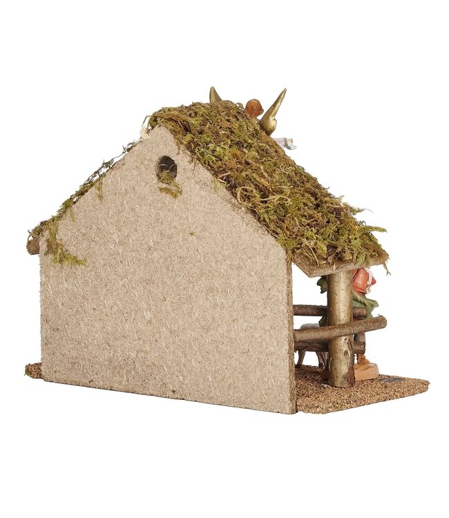 Fontanini 7-Figure Nativity w/ Set Italian Stable - 5" Scale