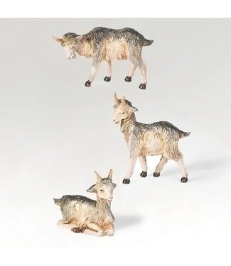Fontanini Scale 3.5" 3 Pc Goat Nativity Figures