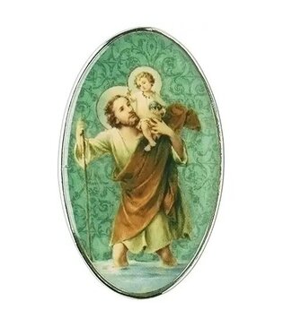 St. Christopher Visor Clip