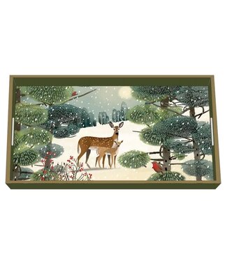 Wooden Vanity Tray- Holiday Meadow