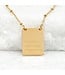 Act Justly Necklace in Gold 18-20"