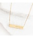 Walk Humbly Bar Necklace
