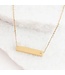 Walk Humbly Bar Necklace