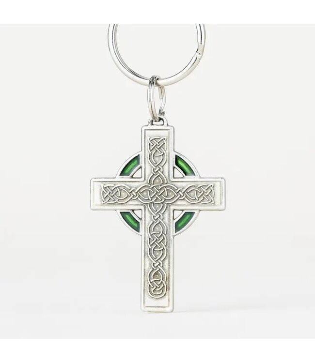 Celtic Cross Keyring