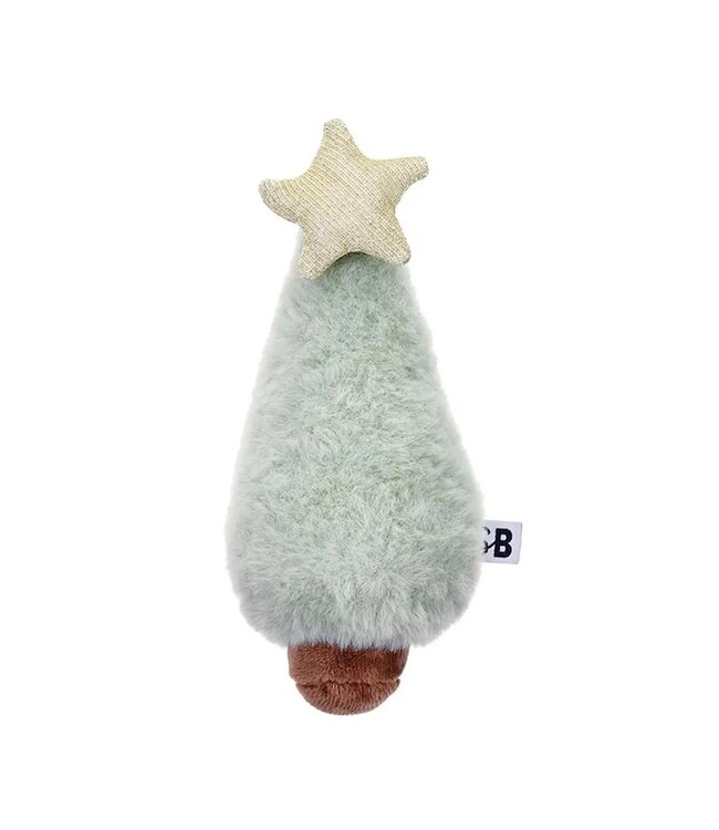 Swaddles with Plush Rattle - Trees