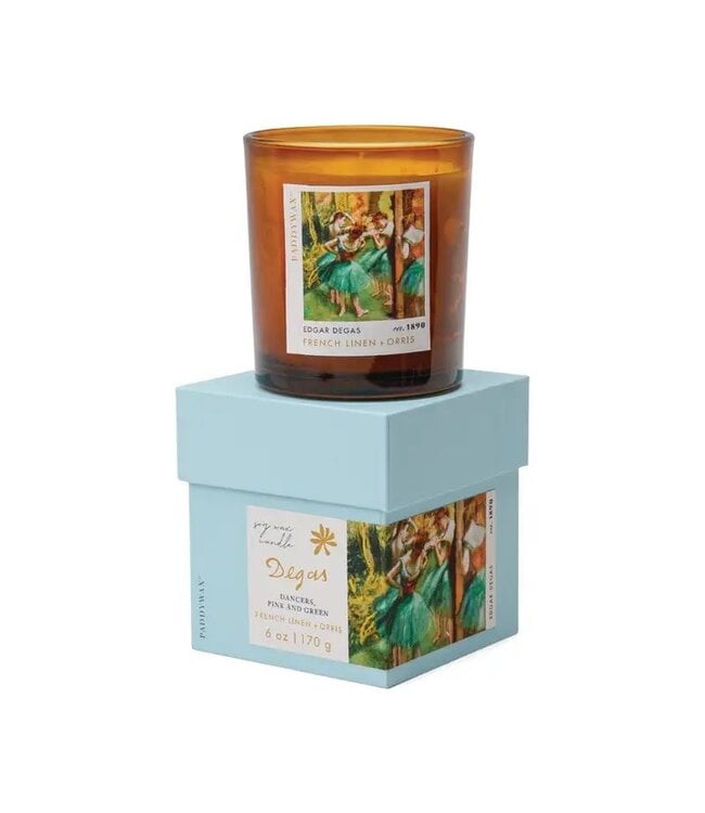 Impressionist 6 oz Glass Candle - Degas, "Dancers" Candle