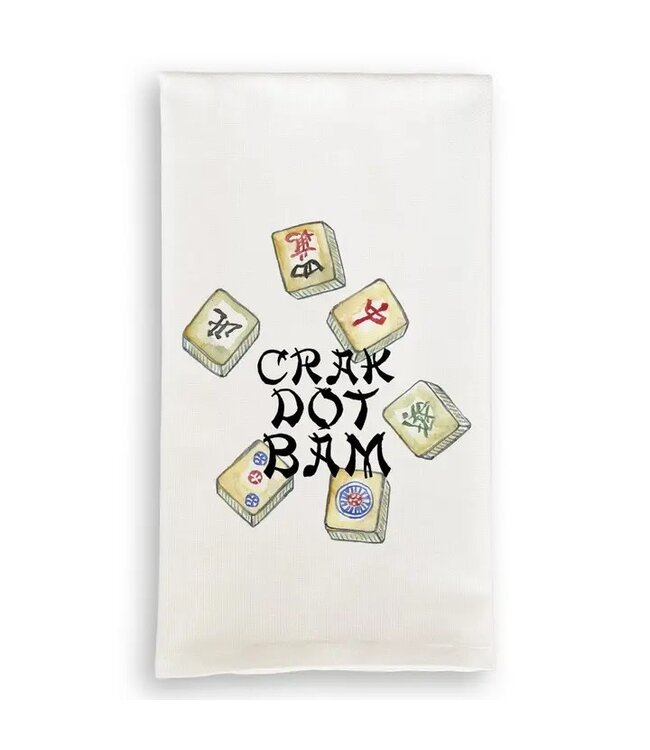 Mahjong Tiles Tea Towel