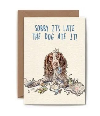 Late Spaniel Card