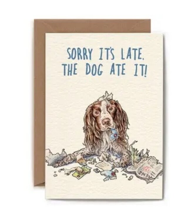 Late Spaniel Card