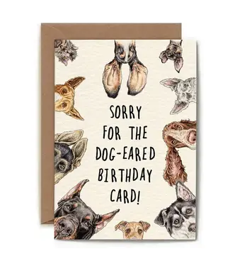 Dog Eared Card Birthday
