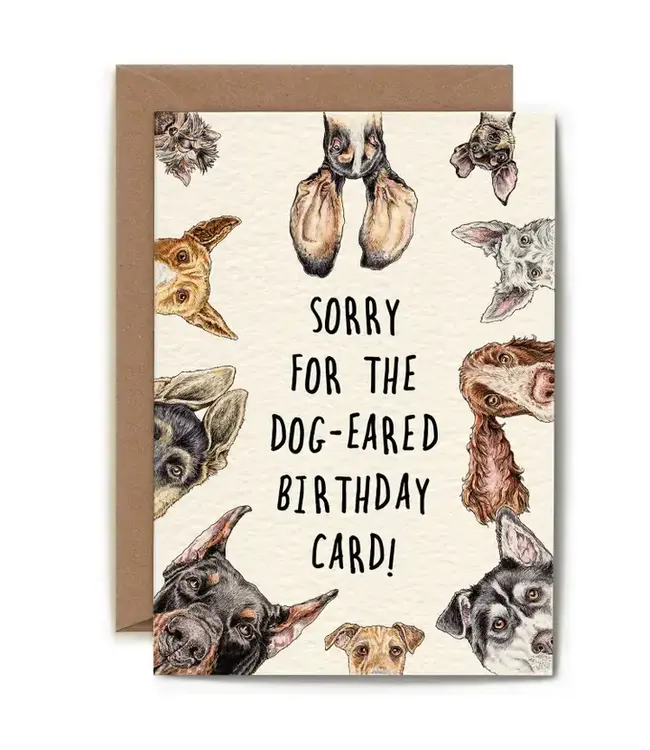 Dog Eared Card Birthday