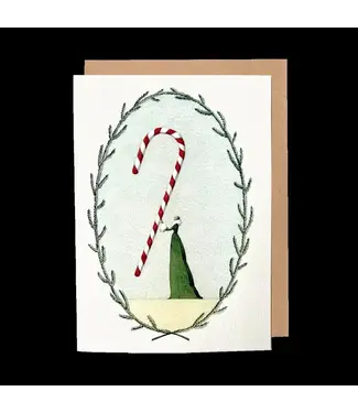 Candy Cane Greeting Card