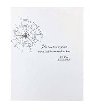 Charlotte's Web Friendship Card