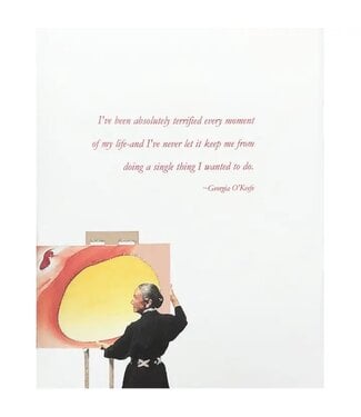 Georgia O'Keeffe Quote Card