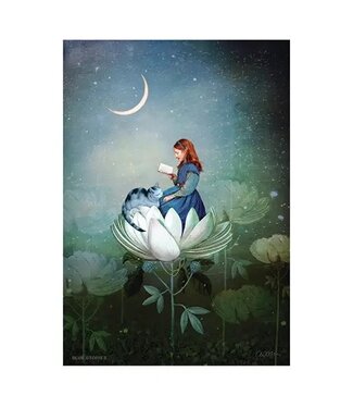 Blue Stories - Artist: Catrin Welz-Stein Card