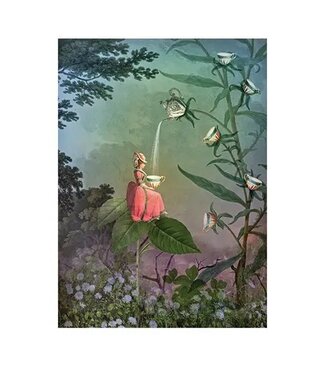 Green Tea - Artist: Catrin Welz-Stein Card