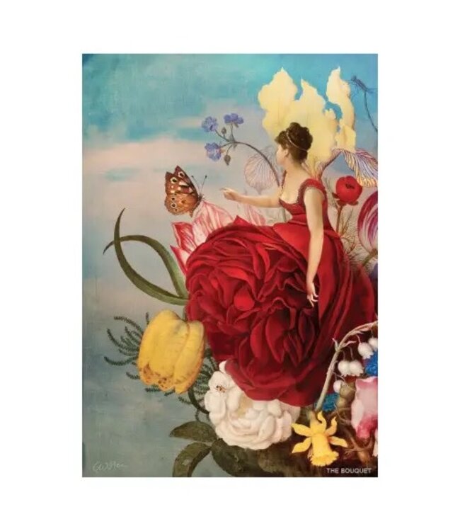 The Bouquet - Artist: Catrin Welz-Stein Card