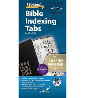 Bible Tab-OT & NT Gld Cath: Large Print
