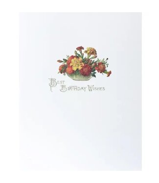 Autumn Flowers Birthday Card