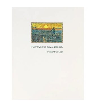 The Sower- Van Gogh Card