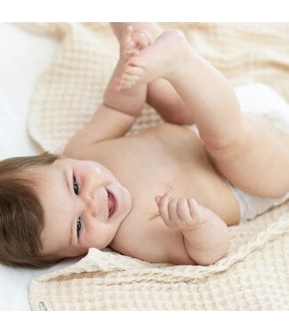 Waffle Baby Blanket Linen