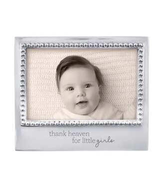 Thank Heaven For Little Girls Beaded 4x6 Frame