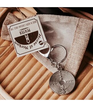 Labyrinth Keychain 1 1/2"