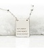 Act Justly Necklace in Sterling Silver