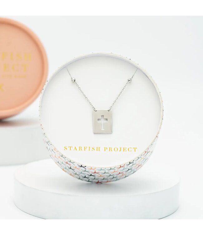 Sanctuary Sterling Silver Cross Necklace