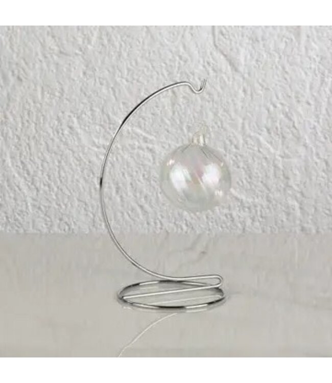 Chrome Ornament Stand 7 3/4"