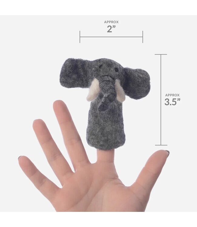 Safari Friends Finger Puppets - Wild Animal Set Ages 3+