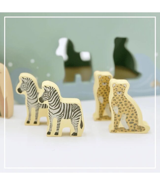 Noah’S Ark Shape Sorter – Wooden Animal Toy Ages 2+