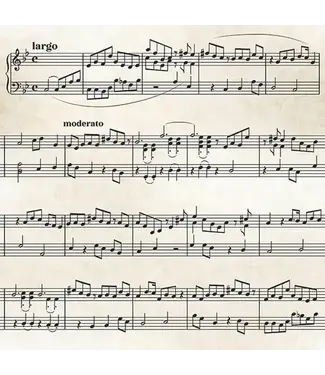 Sheet Music Beverage Napkins