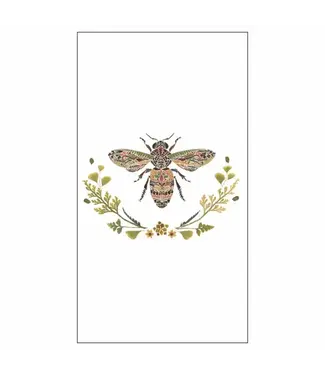 Green Bee Guest Towel