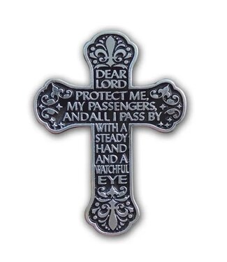 Motorist Prayer Visor Clip