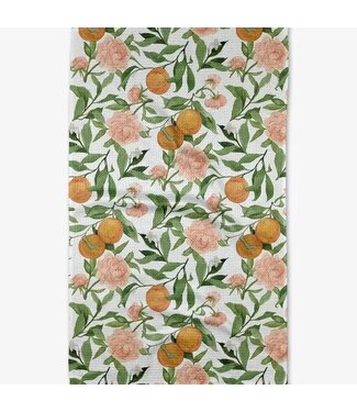 A Peony For Your Thoughts Tea Towel